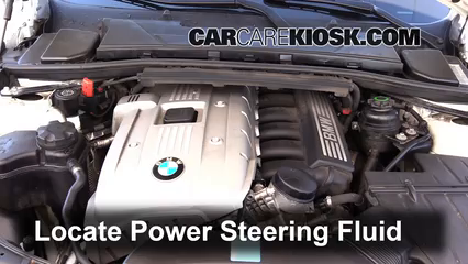 2006 BMW 325i 3.0L 6 Cyl. Power Steering Fluid Add Fluid